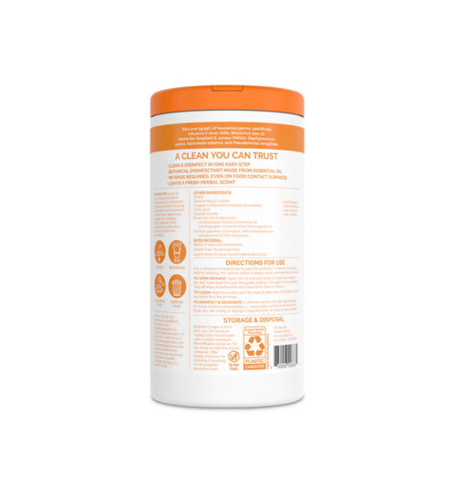 Seventh Generation Disinfecting Wipes - Lemongrass Citrus